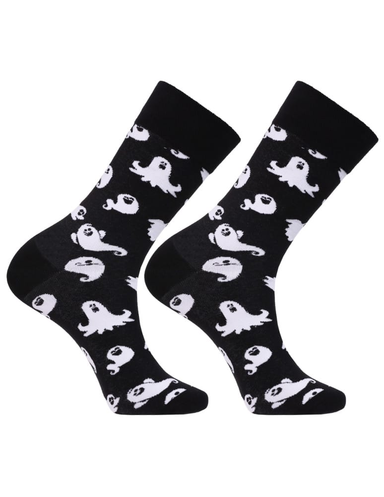 Skarpetki długie - Skarpety męskie długie z motywem halloweenowym CZARNY - produkt moraj.pl 1