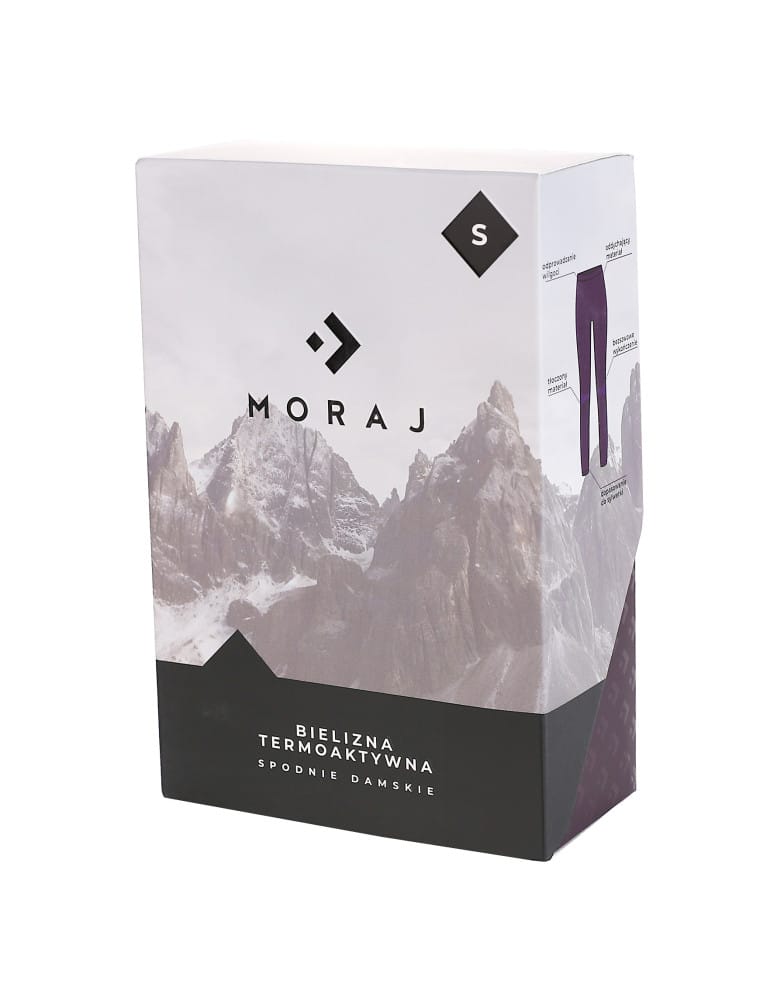 Bielizna termoaktywna - Damskie legginsy termoaktywne FIOLETOWY  - produkt moraj.pl 8