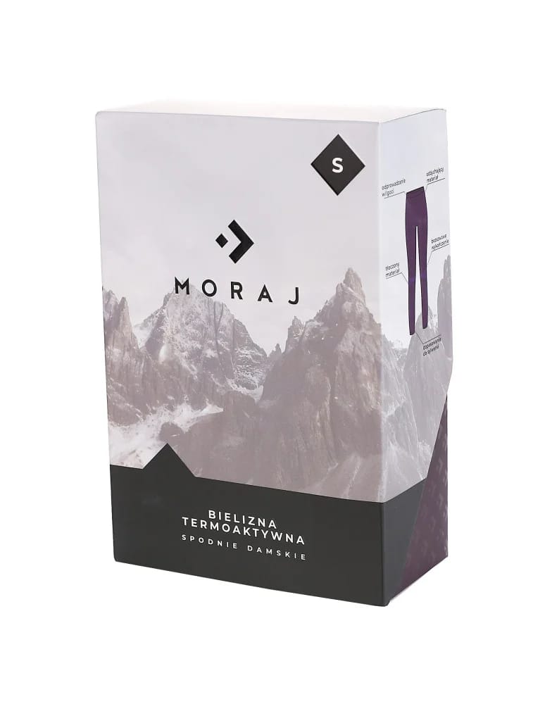 Bielizna termoaktywna - Damskie legginsy termoaktywne FIOLETOWY - produkt moraj.pl 8