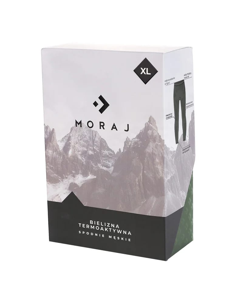 Bielizna termoaktywna - Męska bielizna termoaktywna legginsy ZIELONY - produkt moraj.pl 6