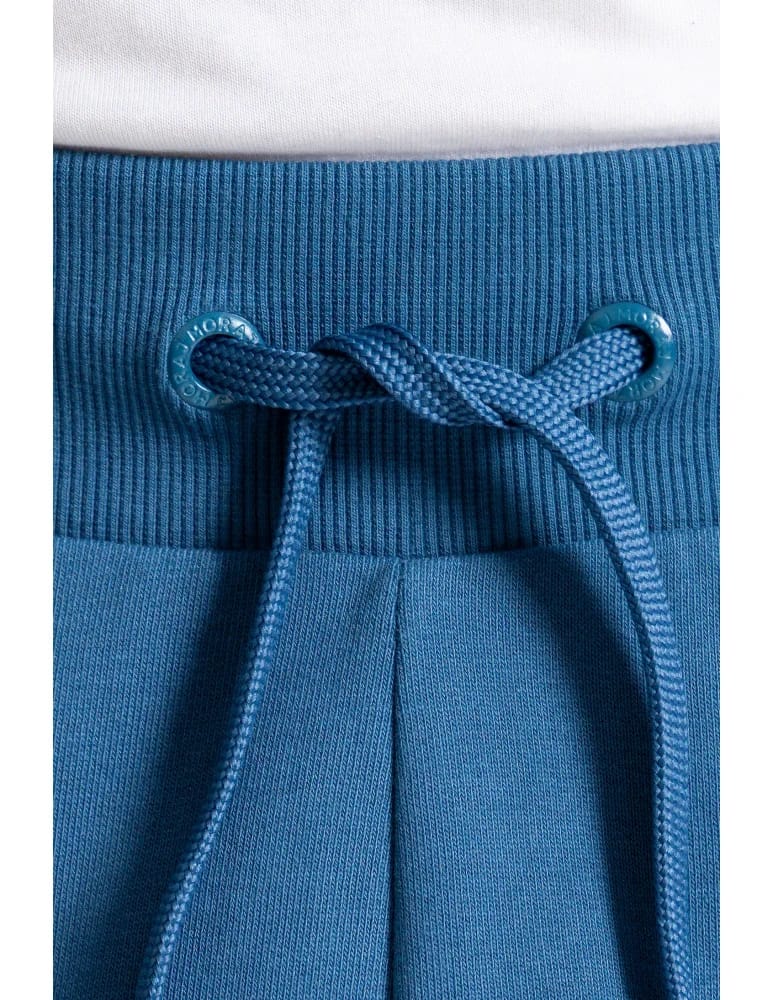 Spodnie męskie - Spodnie dresowe męskie joggery ocieplane z kieszeniami JEANS - produkt moraj.pl 7