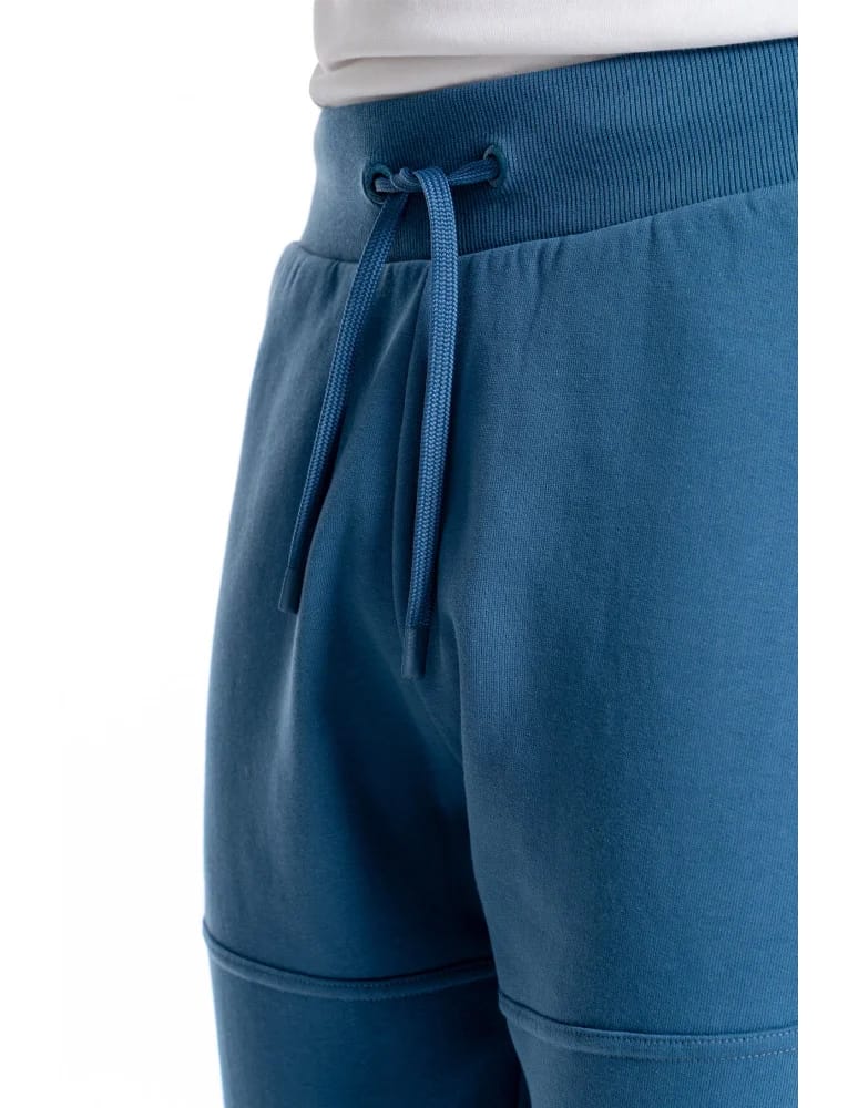 Spodnie męskie - Spodnie dresowe męskie joggery ocieplane z kieszeniami JEANS - produkt moraj.pl 5