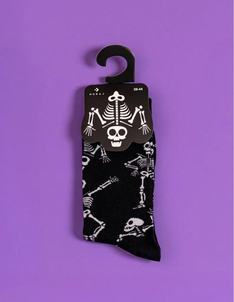 Skarpetki długie - Skarpetki męskie długie halloween CZARNY - produkt moraj.pl 3