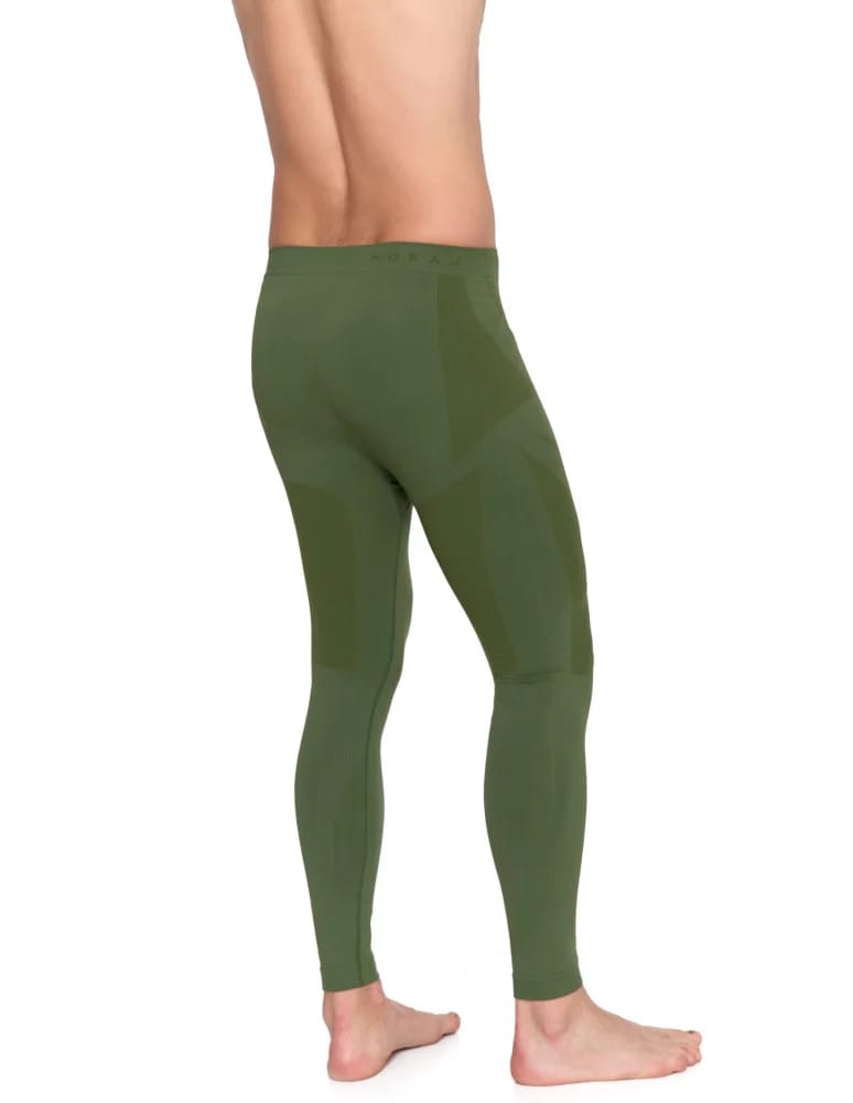 Bielizna termoaktywna - Męska bielizna termoaktywna legginsy ZIELONY - produkt moraj.pl 7