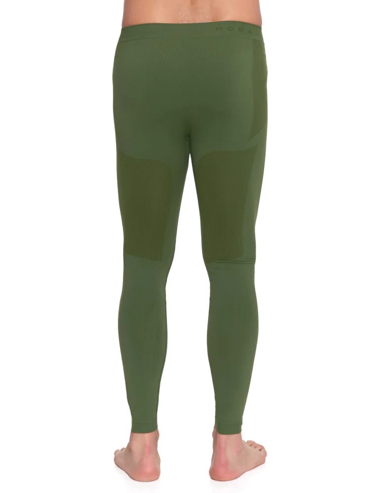 Bielizna termoaktywna - Męska bielizna termoaktywna legginsy ZIELONY - produkt moraj.pl 12