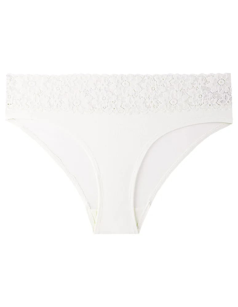 Majtki figi - Majtki damskie figi bikini z wiskozy z koronka 6-pak WIELOKOLOROWY - produkt moraj.pl 3