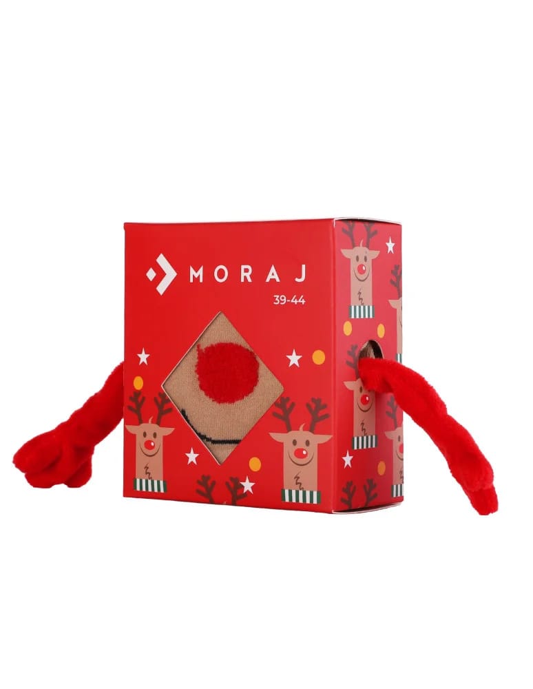 Skarpety - Skarpetki świąteczne w renifery Friendsy z rączkami WIELOKOLOROWY - produkt moraj.pl 1