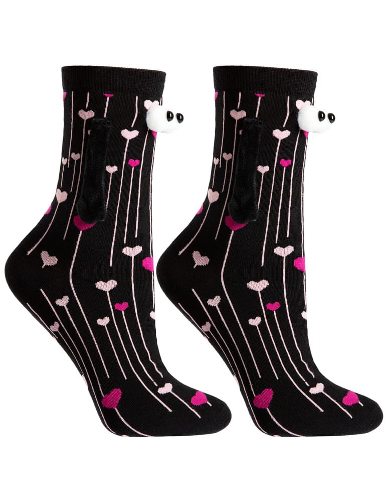 Skarpetki długie - Zabawne skarpety damskie Friendsy z magnetycznymi rączkami WZÓR 2  - produkt moraj.pl 2