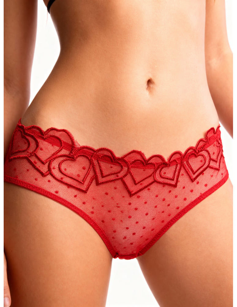 Majtki figi - Majtki figi damskie bikini siateczkowe z koronką 6-pak WIELOKOLOROWY - produkt moraj.pl 2