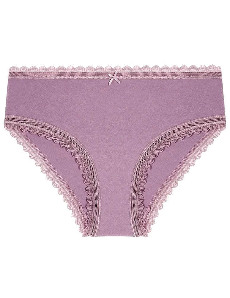 Majtki figi - Majtki damskie figi bikini Plus Size bawełniane 6-pak WIELOKOLOROWY - produkt moraj.pl 4