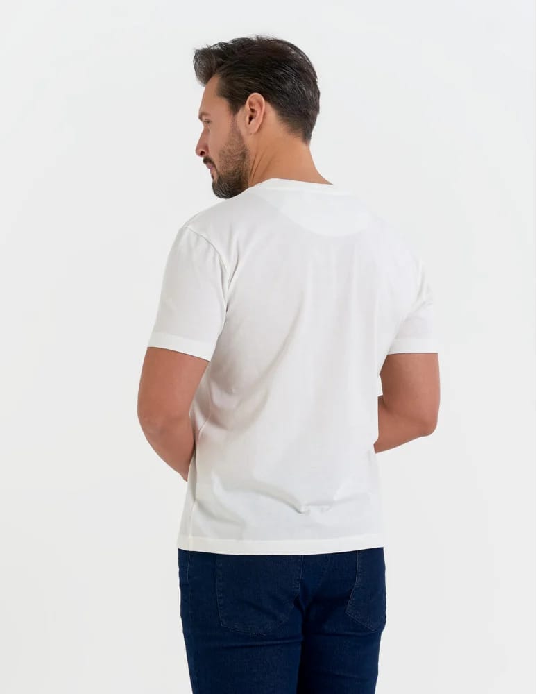 Koszulki i Tank Topy - T-shirt męski koszulka z motywem żeglarskim BIAŁY  - produkt moraj.pl 4