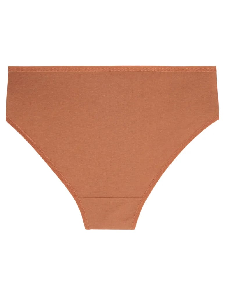 Majtki figi - Majtki figi bikini bawełniane z koronkowym pasem 4-pak WIELOKOLOROWY  - produkt moraj.pl 5