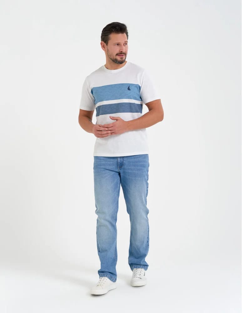 Koszulki z krótkim rękawem - T-shirt męski bawełniany z krótkim rękawem WZÓR 1  - produkt moraj.pl 5