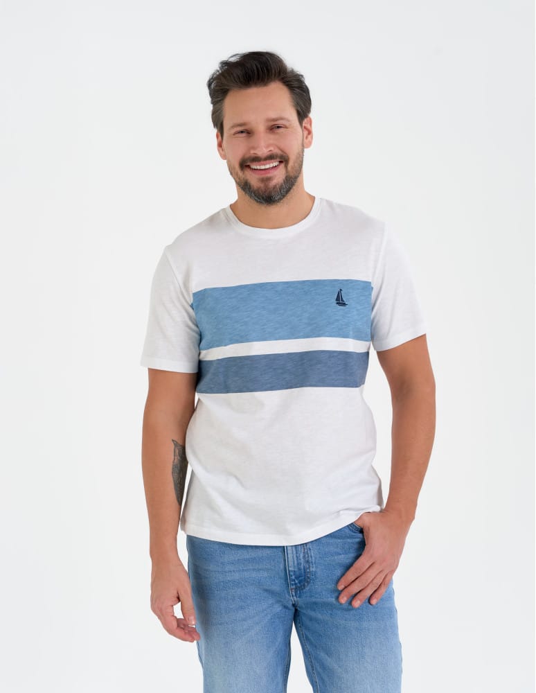 Koszulki z krótkim rękawem - T-shirt męski bawełniany z krótkim rękawem WZÓR 1 - produkt moraj.pl 1