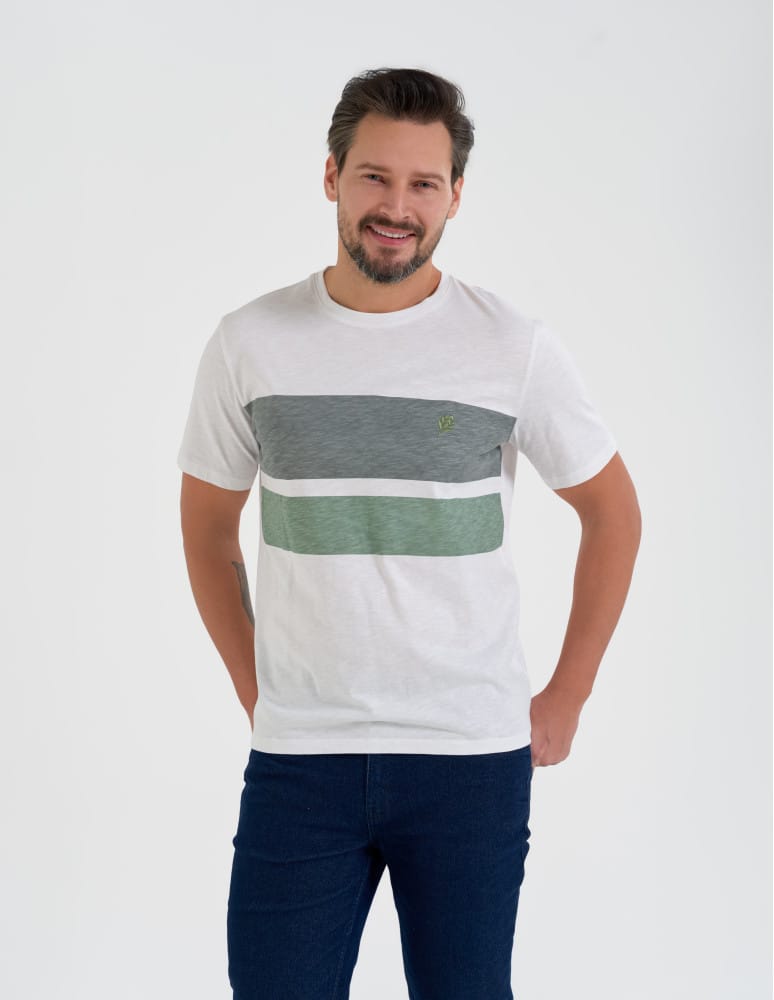 Koszulki z krótkim rękawem - T-shirt męski bawełniany z krótkim rękawem WZÓR 2 - produkt moraj.pl 1