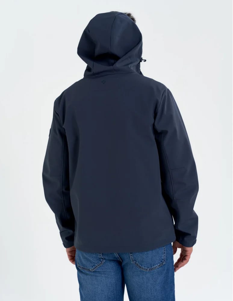 Kurtki przejściowe - Męska kurtka przejściowa softshell przeciwdeszczowy SZARY  - produkt moraj.pl 2