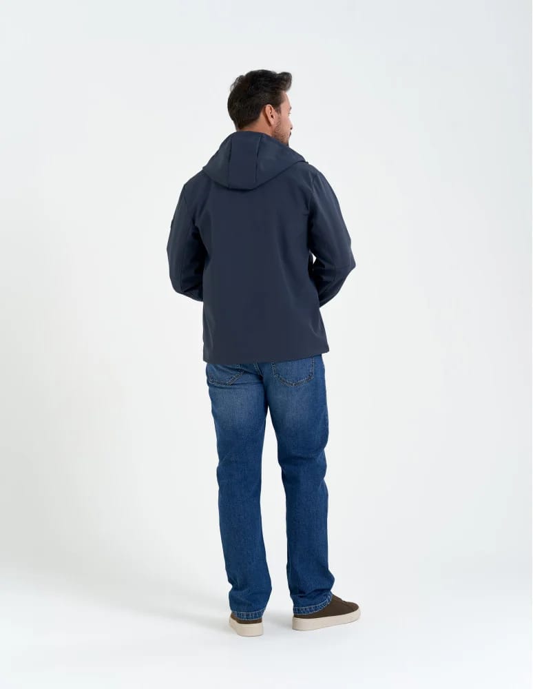 Kurtki przejściowe - Męska kurtka przejściowa softshell przeciwdeszczowy SZARY  - produkt moraj.pl 11