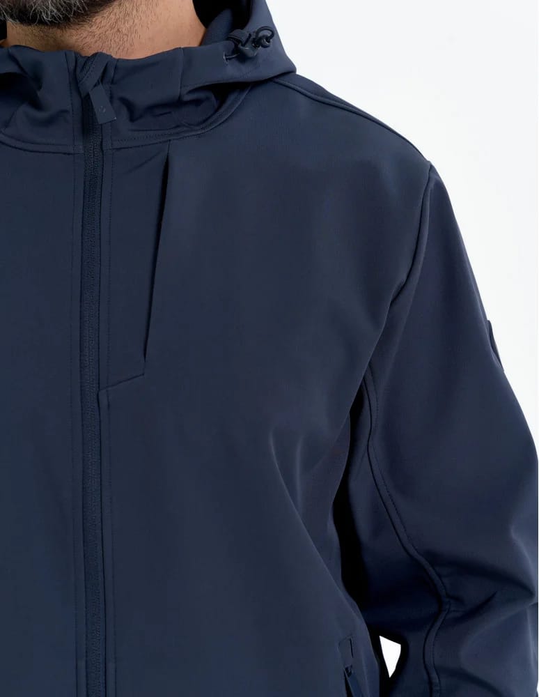 Kurtki przejściowe - Męska kurtka przejściowa softshell przeciwdeszczowy SZARY  - produkt moraj.pl 15