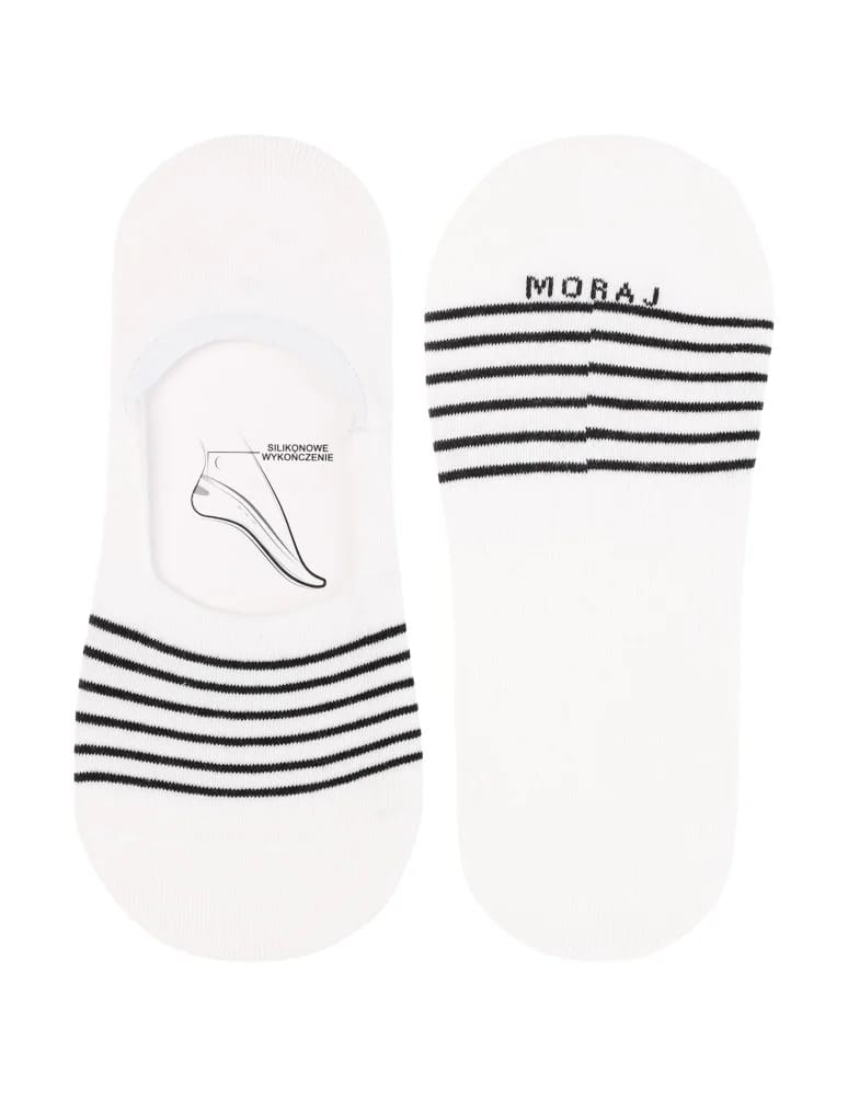 Niskie stopki - Niskie stopki damskie basic w paski 12-pak WIELOKOLOROWY  - produkt moraj.pl 2