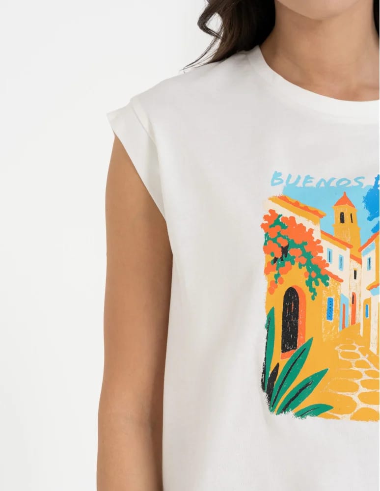 Koszulki z krótkim rękawem - T-shirt damski bawełniany z nadrukiem WZÓR 2 - produkt moraj.pl 6
