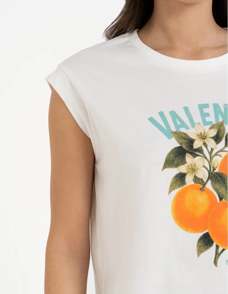 Koszulki z krótkim rękawem - T-shirt damski bawełniany z nadrukiem WZÓR 1 - produkt moraj.pl 5