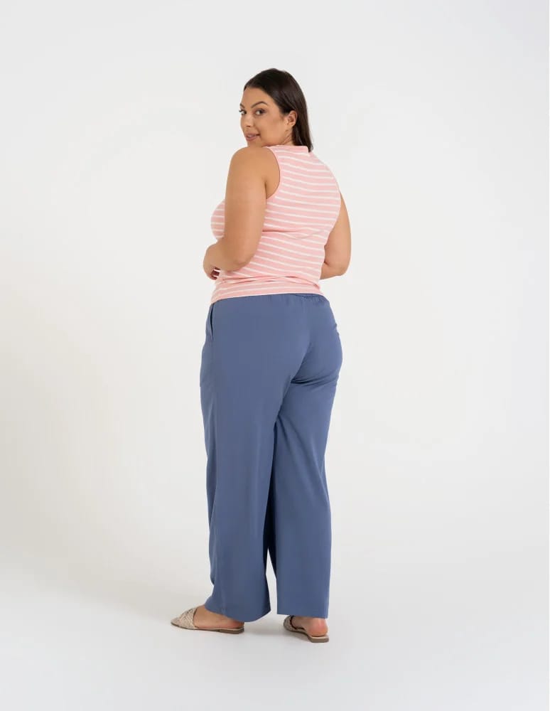 Topy na ramiączkach - Damska koszulka Tank Top w prążek WZÓR 2  - produkt moraj.pl 10