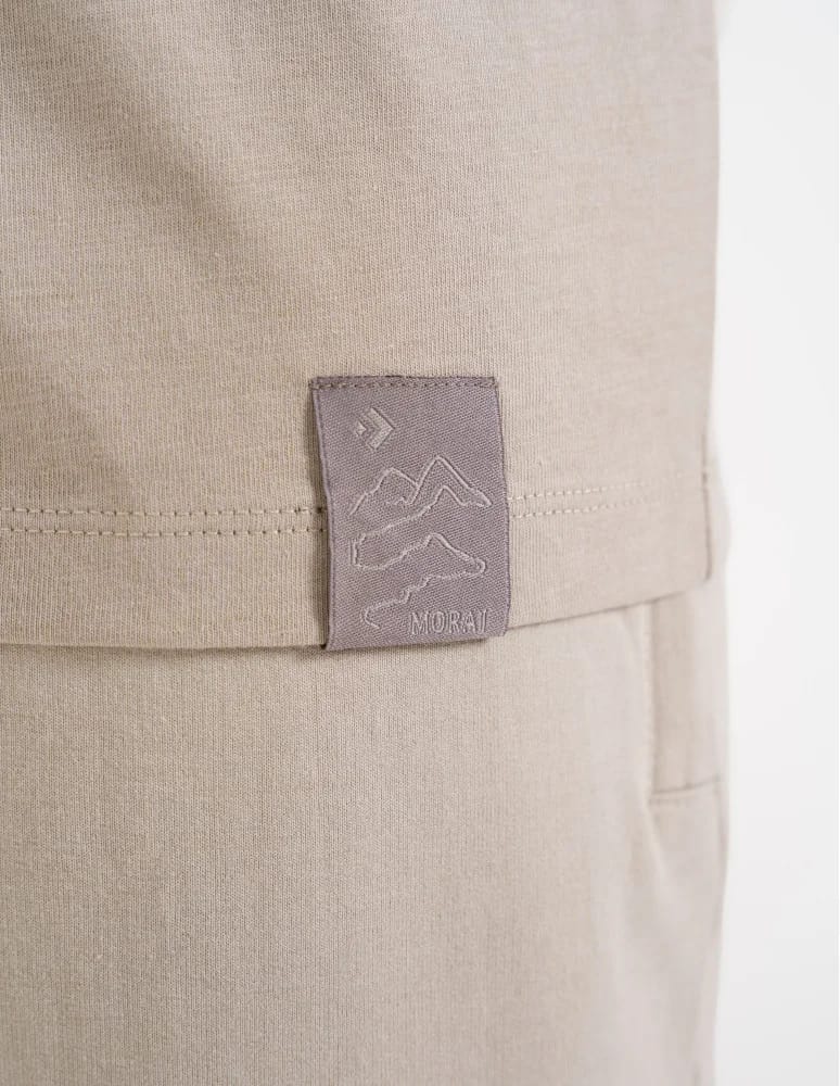 Koszulki i Tank Topy - Męski tank top gładka koszulka bez rękawów BEŻOWY - produkt moraj.pl 4