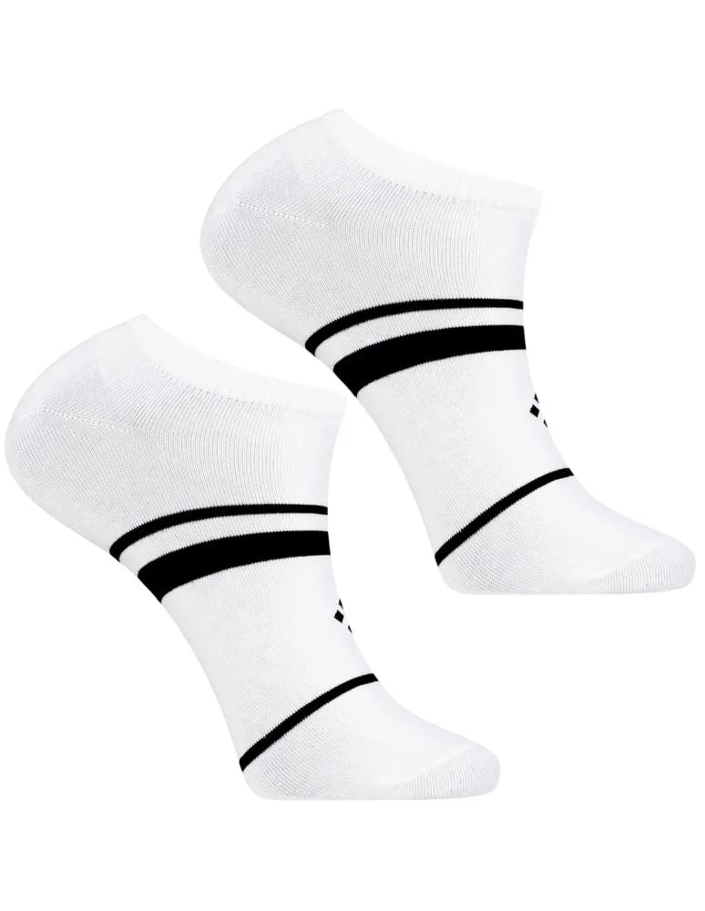 Skarpety stopki - Skarpetki bawełniane unisex 3-pak BIAŁY - produkt moraj.pl 2
