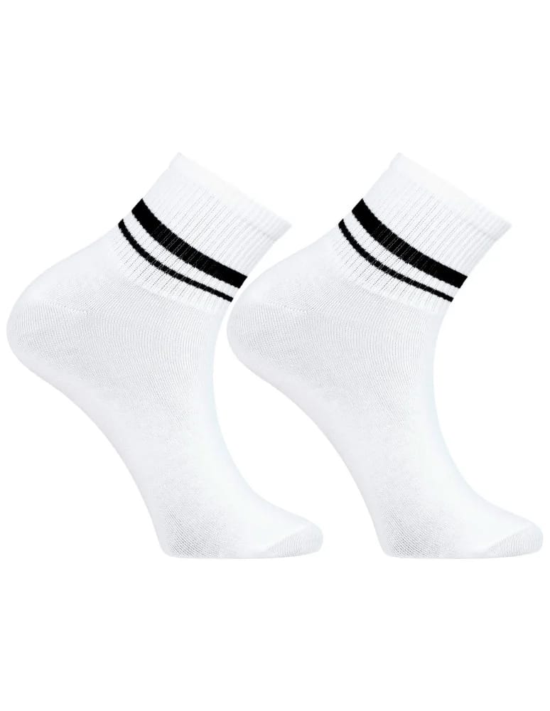 Skarpety stopki - Skarpetki bawełniane unisex 3-pak BIAŁY - produkt moraj.pl 3