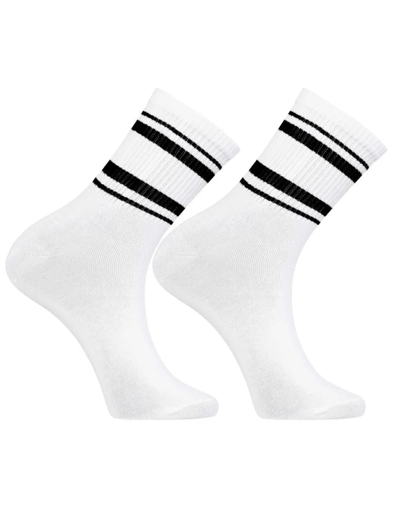 Skarpety stopki - Skarpetki bawełniane unisex 3-pak BIAŁY - produkt moraj.pl 4