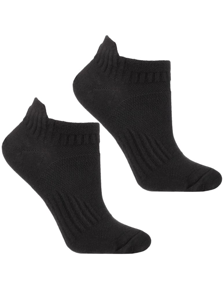 Stopki damskie - Skarpety stopki do sportu unisex CZARNY - produkt moraj.pl 1