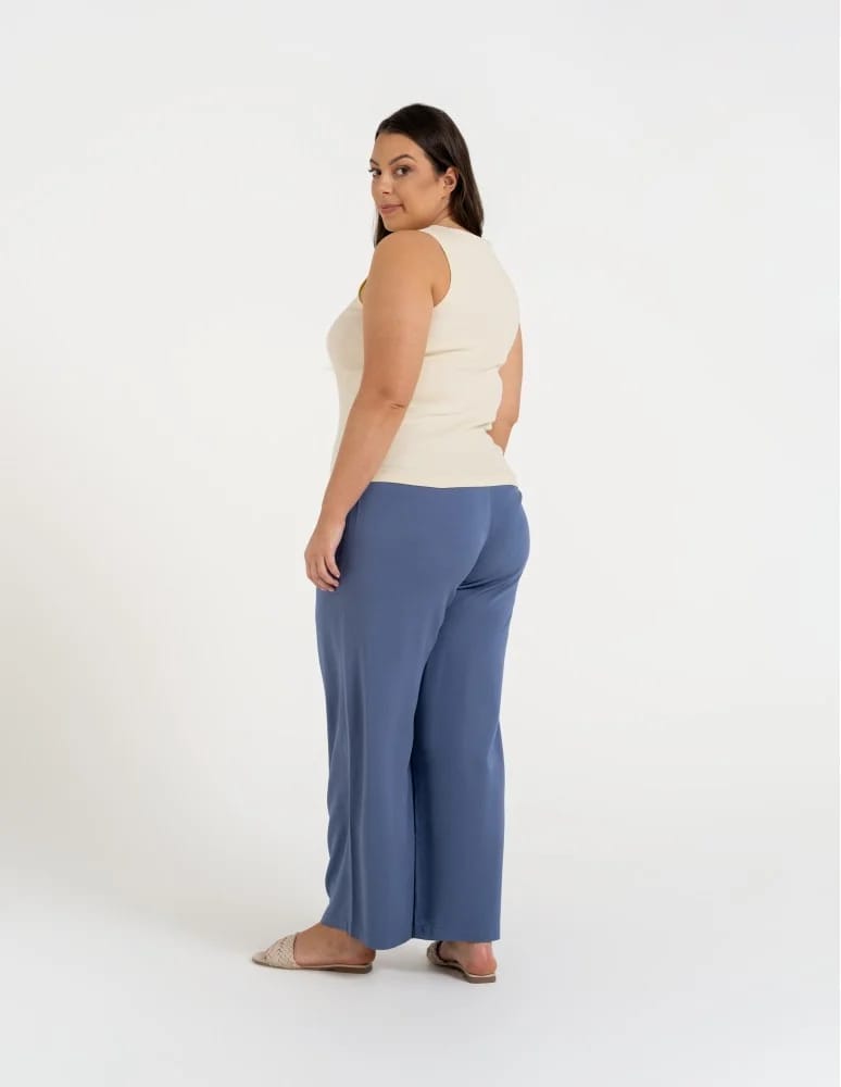 Topy na ramiączkach - Damska koszulka Tank Top w prążek BEŻOWY  - produkt moraj.pl 8