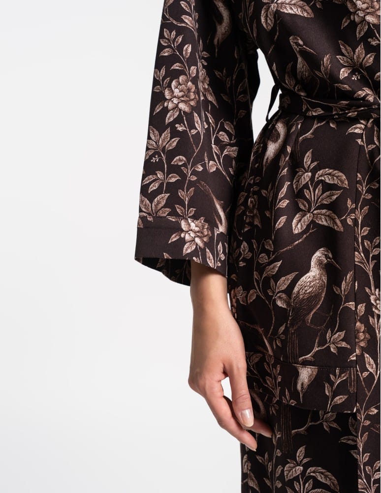 Szlafroki cienkie - Szlafrok damski kimono 100% wiskoza WZÓR 1 - produkt moraj.pl 12