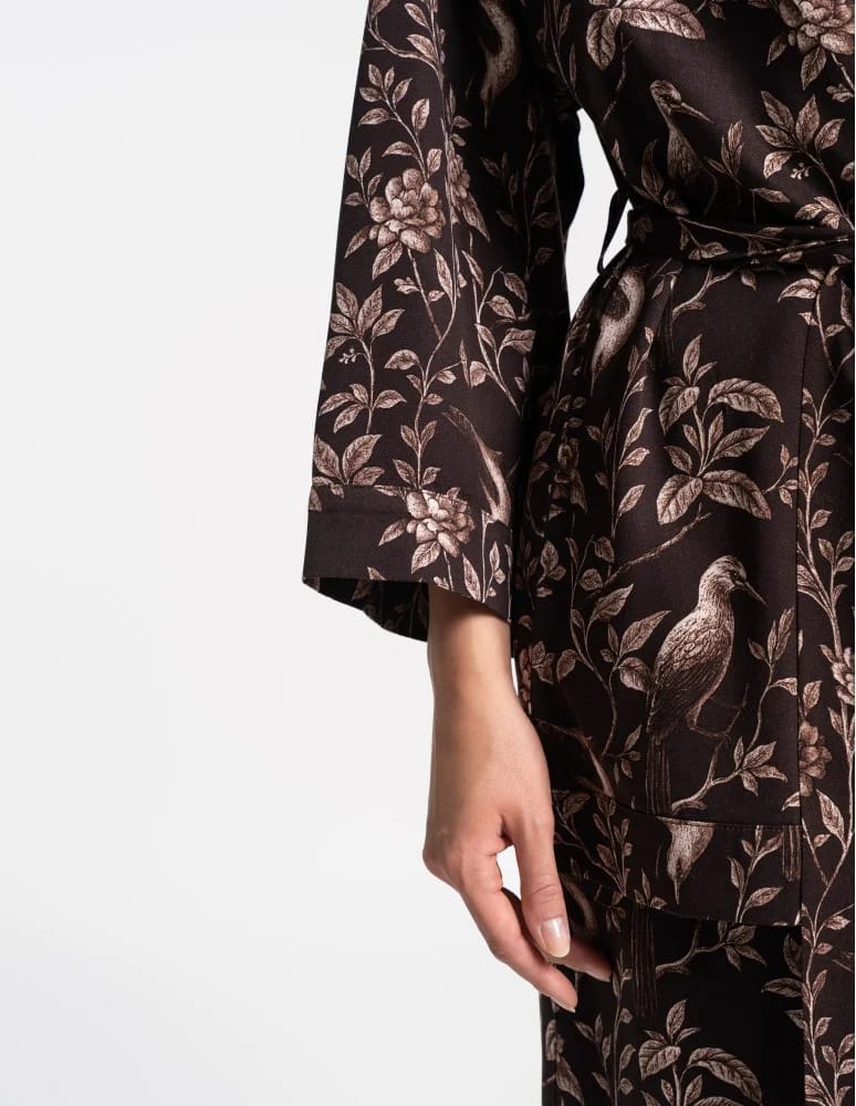 Szlafroki cienkie - Szlafrok damski kimono 100% wiskoza WZÓR 1 - produkt moraj.pl 12