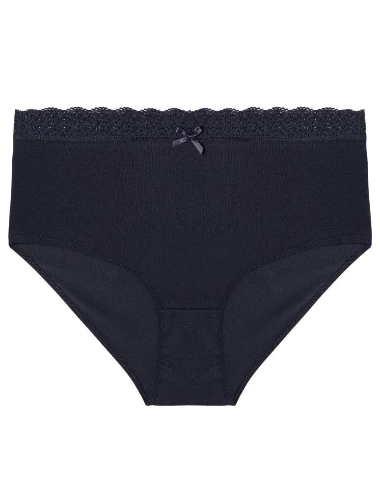 Majtki figi - Majtki damskie figi maxi bikini bawełniane w kwiatuszki 4-pak WIELOKOLOROWY - produkt moraj.pl 6