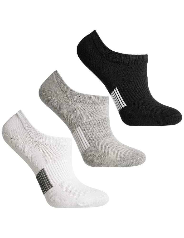 Niskie stopki - Skarpetki unisex niskie stopki sportowe z bawełny czesanej 6-pak WIELOKOLOROWY  - produkt moraj.pl 6
