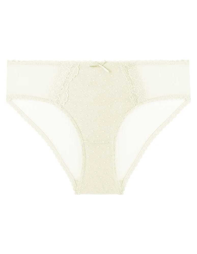 Majtki figi - Majtki damskie figi bikini eleganckie z siateczką z tyłu 6-pak WIELOKOLOROWY - produkt moraj.pl 3
