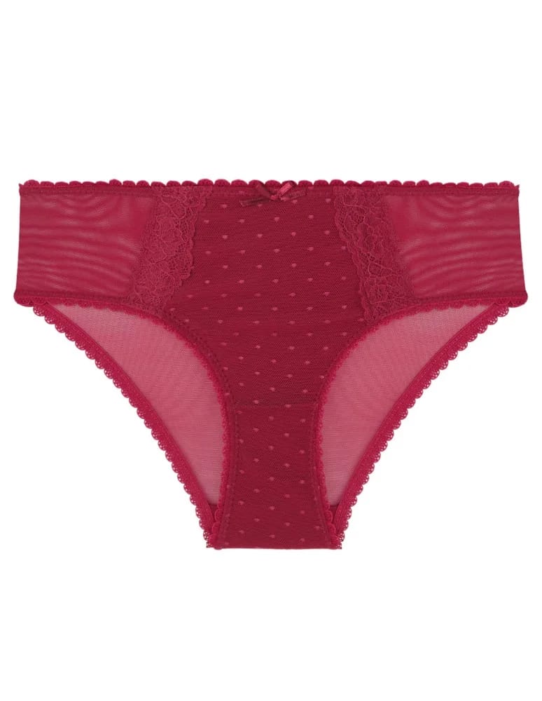 Majtki figi - Majtki damskie figi bikini eleganckie z siateczką z tyłu 6-pak WIELOKOLOROWY - produkt moraj.pl 4