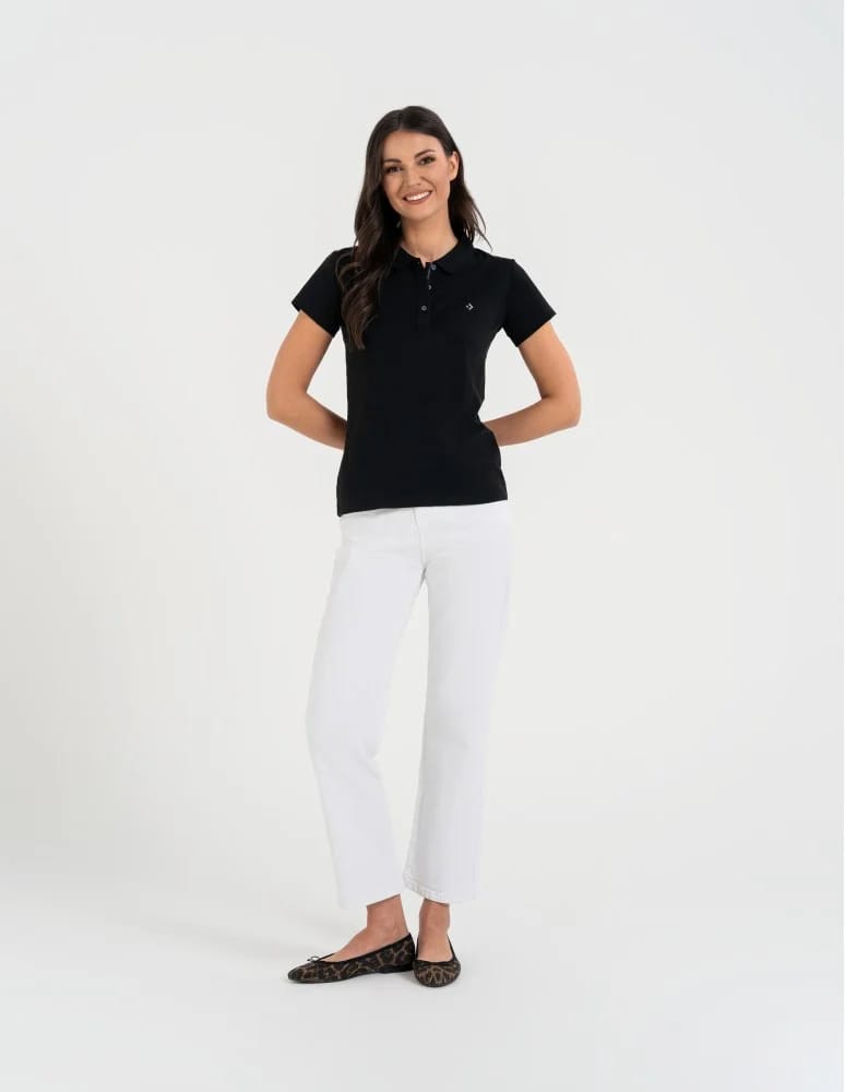 Koszulki polo - Koszulka polo damska Premium Line CZARNY - produkt moraj.pl 3