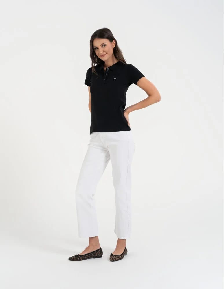 Koszulki polo - Koszulka polo damska Premium Line CZARNY - produkt moraj.pl 4