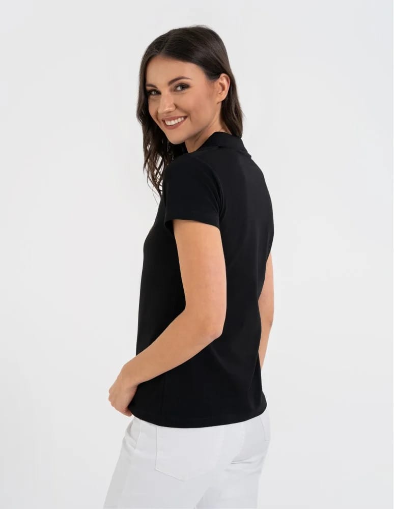 Koszulki polo - Koszulka polo damska Premium Line CZARNY - produkt moraj.pl 6