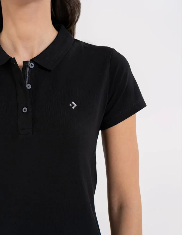 Koszulki polo - Koszulka polo damska Premium Line CZARNY - produkt moraj.pl 2