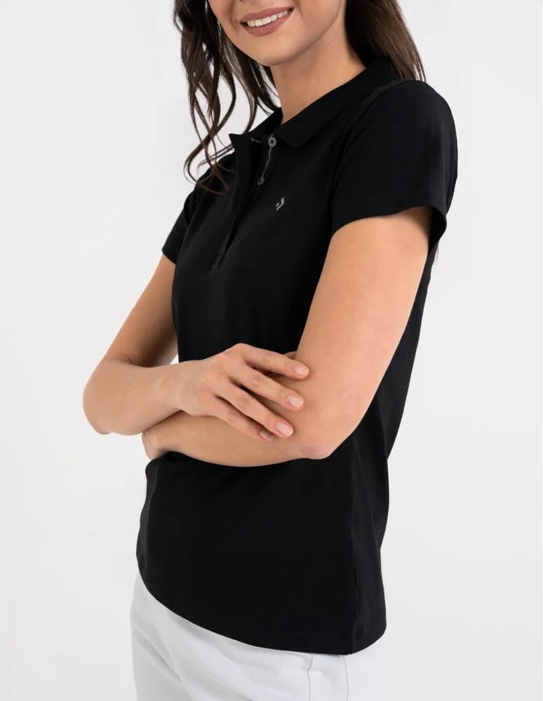Koszulki polo - Koszulka polo damska Premium Line CZARNY - produkt moraj.pl 7