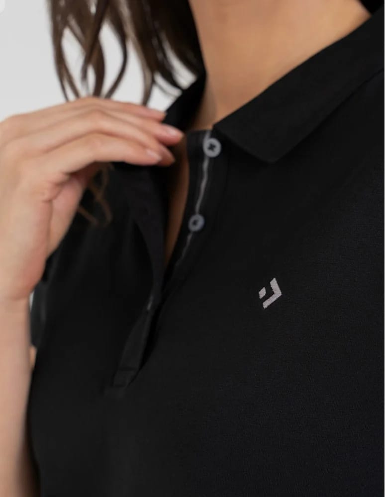 Koszulki polo - Koszulka polo damska Premium Line CZARNY - produkt moraj.pl 8