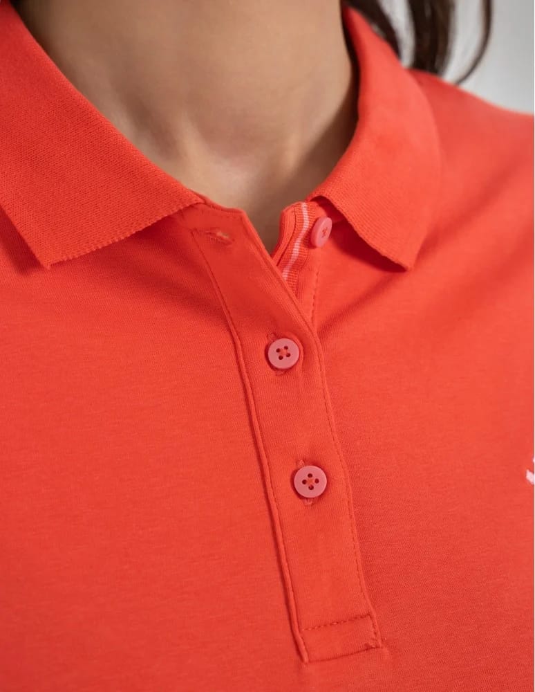 Koszulki polo - Koszulka polo damska Premium Line KORALOWY  - produkt moraj.pl 8