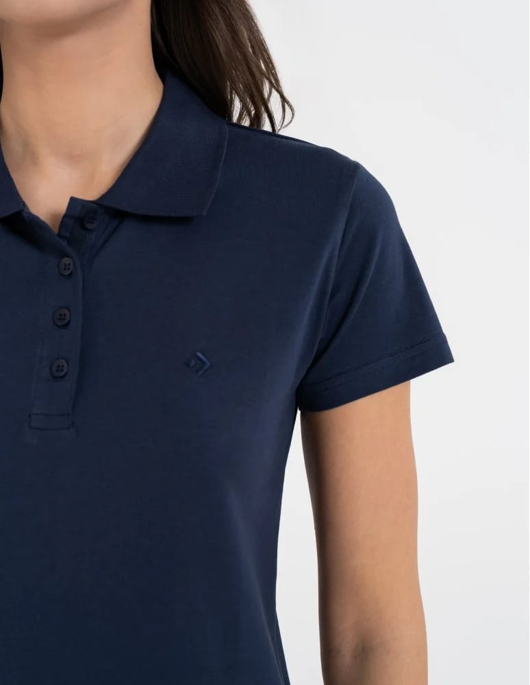 Koszulki polo - Koszulka polo damska Premium Line GRANATOWY  - produkt moraj.pl 6