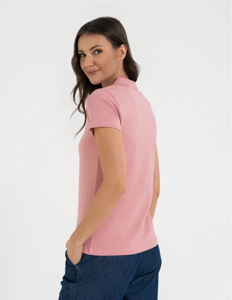 Koszulki polo - Koszulka polo damska Premium Line RÓŻOWY  - produkt moraj.pl 6