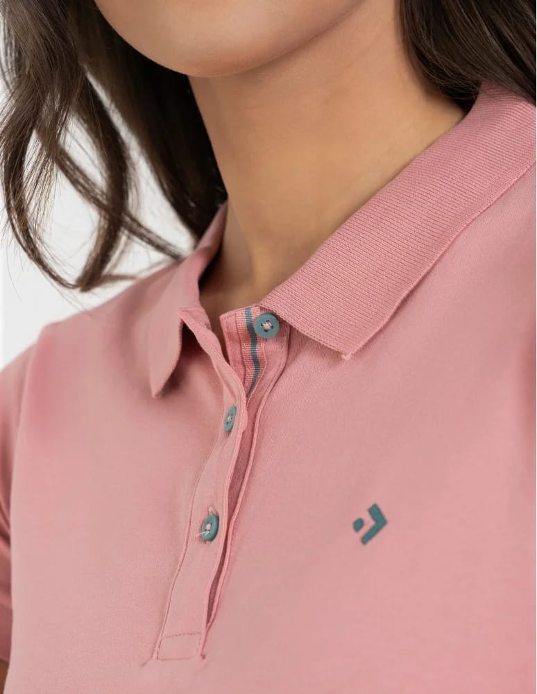 Koszulki polo - Koszulka polo damska Premium Line RÓŻOWY  - produkt moraj.pl 2