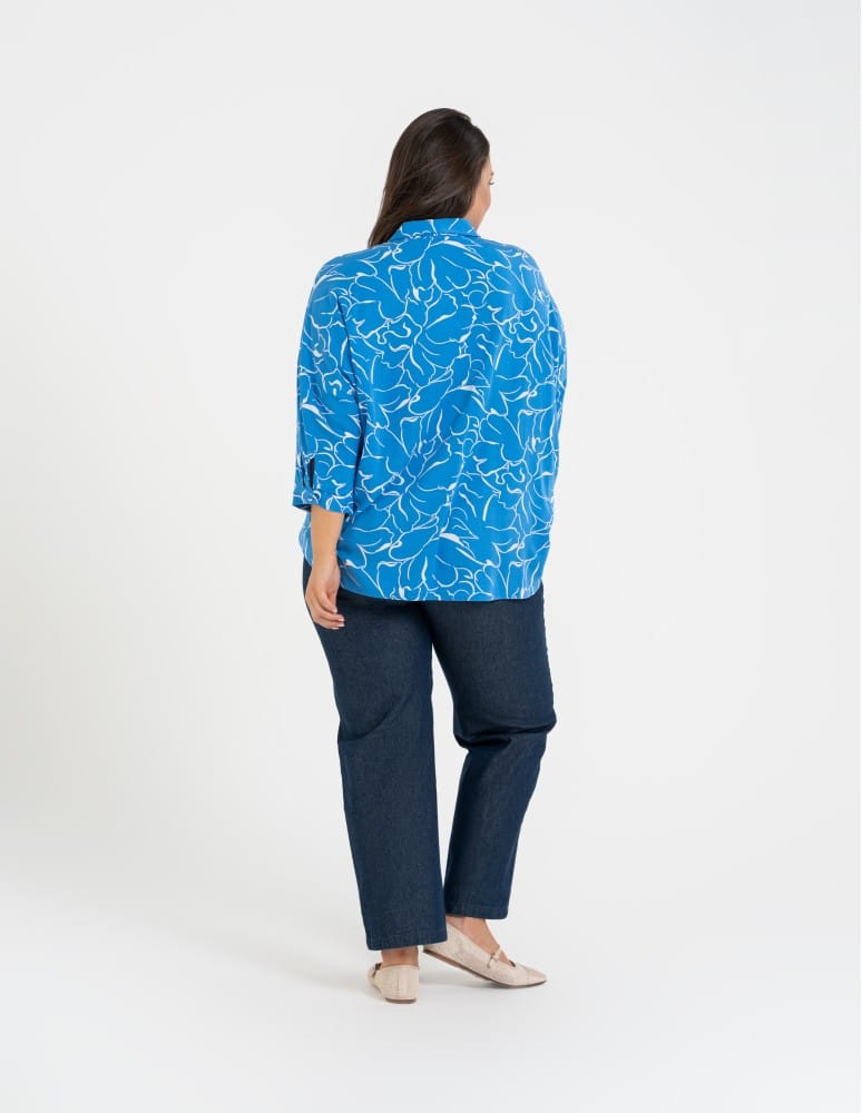 Koszule - Koszula damska oversize lekka ze 100% wiskozy WZÓR 2  - produkt moraj.pl 12