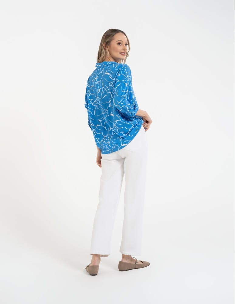 Koszule - Koszula damska oversize lekka ze 100% wiskozy WZÓR 2  - produkt moraj.pl 7